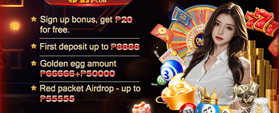 VIP Welcome Package promotion banner